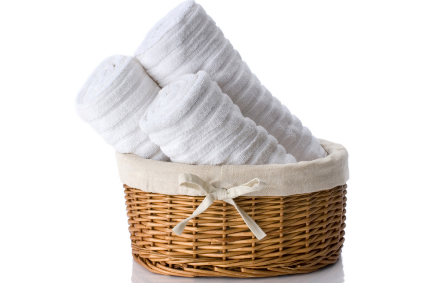basket for towel