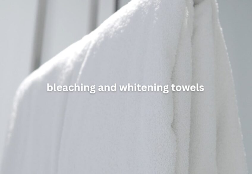 bleaching vs whitening towels