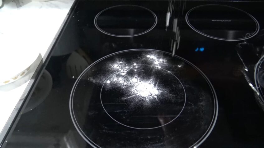 Remove Burn Marks Glass Stove Top lemon